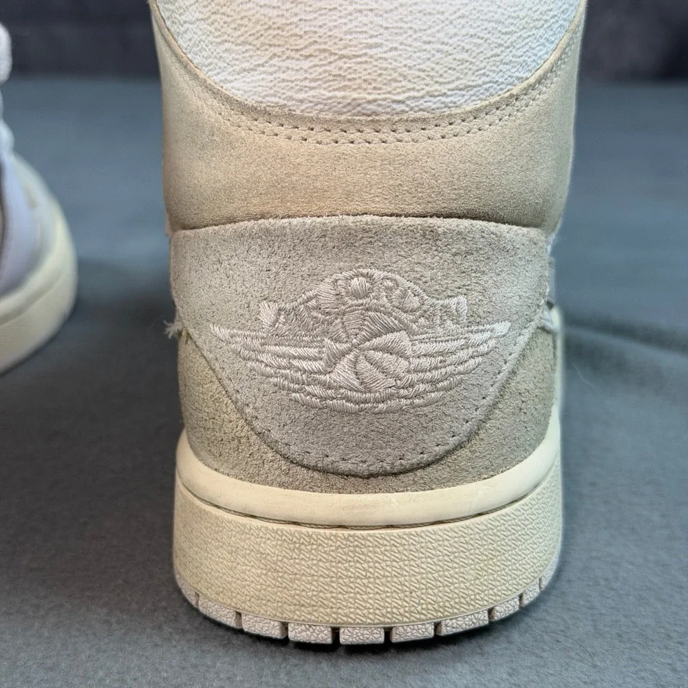 Nike Jordan 1 Mid SE Craft Inside Out White Grey Sail DM9652-120 Mens‎ 9.5
